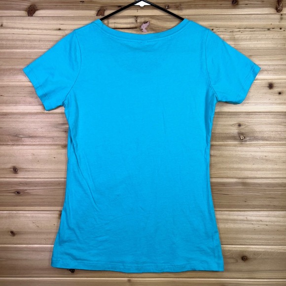 Kona Brewing Co T-Shirt Womens XL Blue Liquid Aloha Hawaii Short Sleeve Shirt - Picture 4 of 6